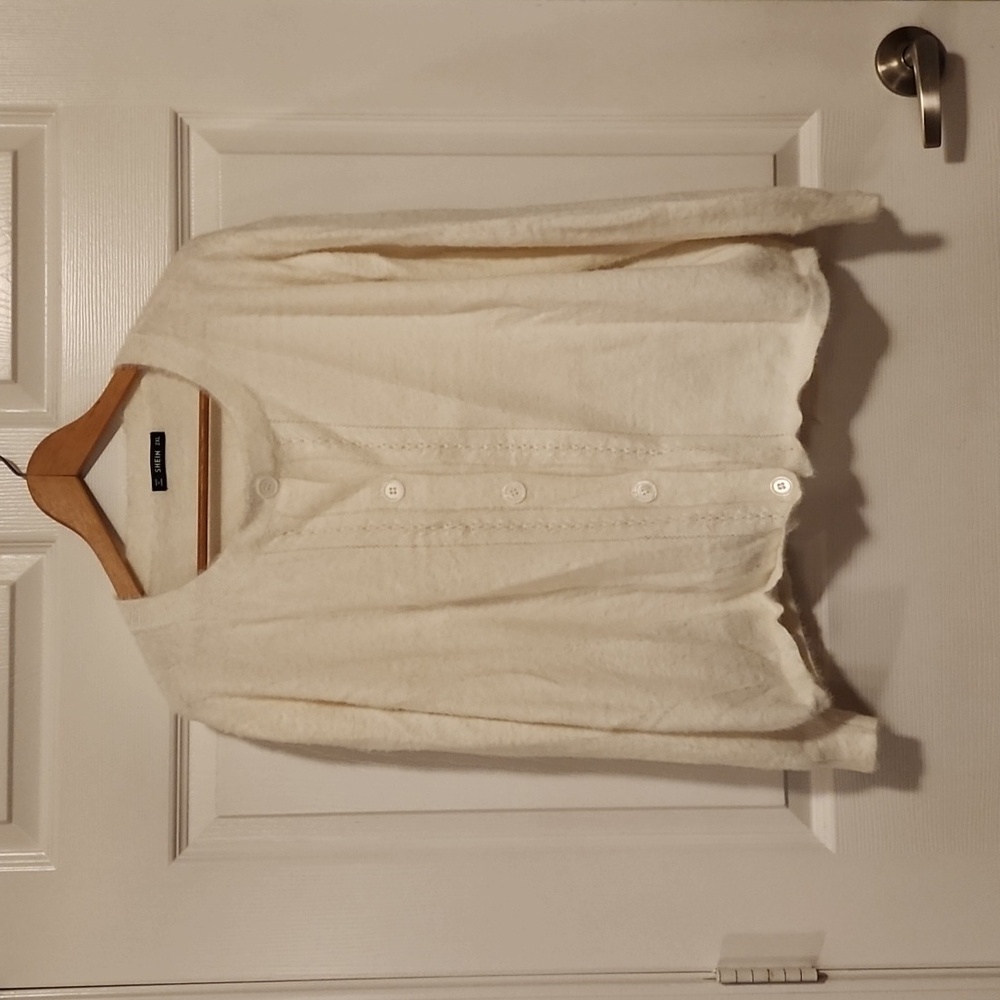 Super soft cashmere like button front cardigan